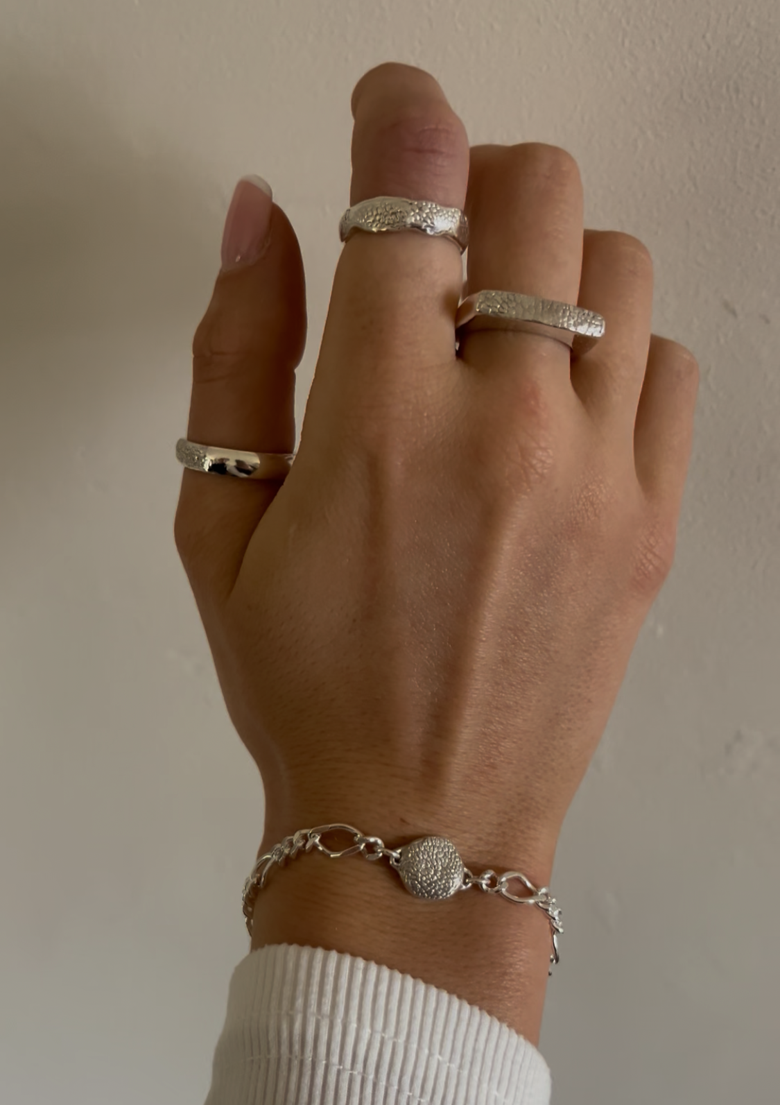 Dual-link Charm Bracelet ~ Impressions