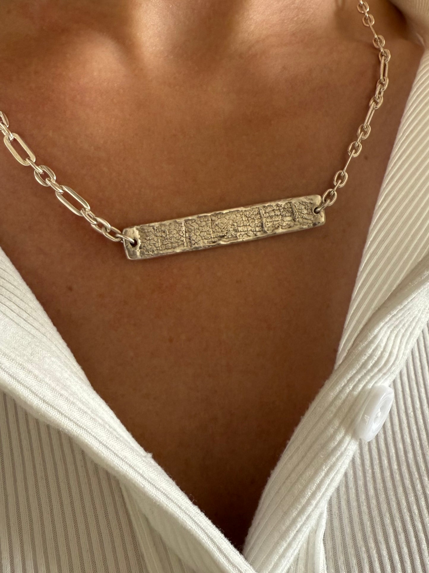 Bar Necklace ~ Pet Memorial