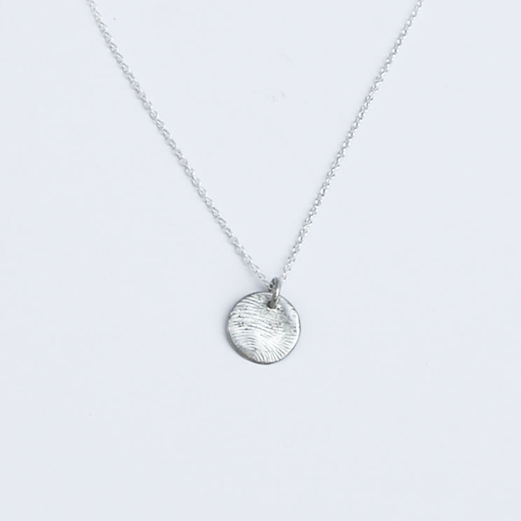 Petite Circle Necklace ~ Impressions