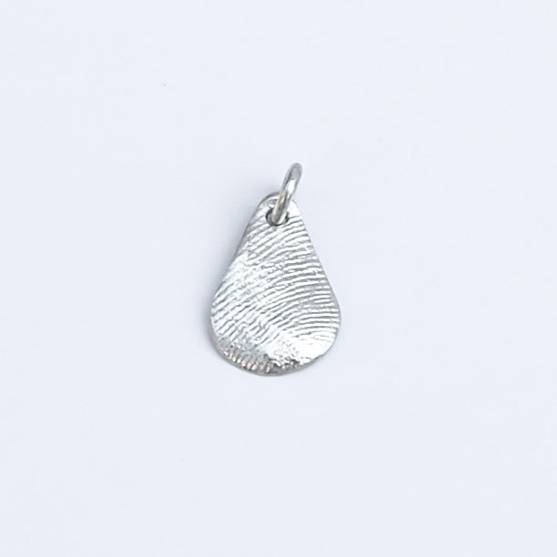 Petite Teardrop Pendant ~ Impressions