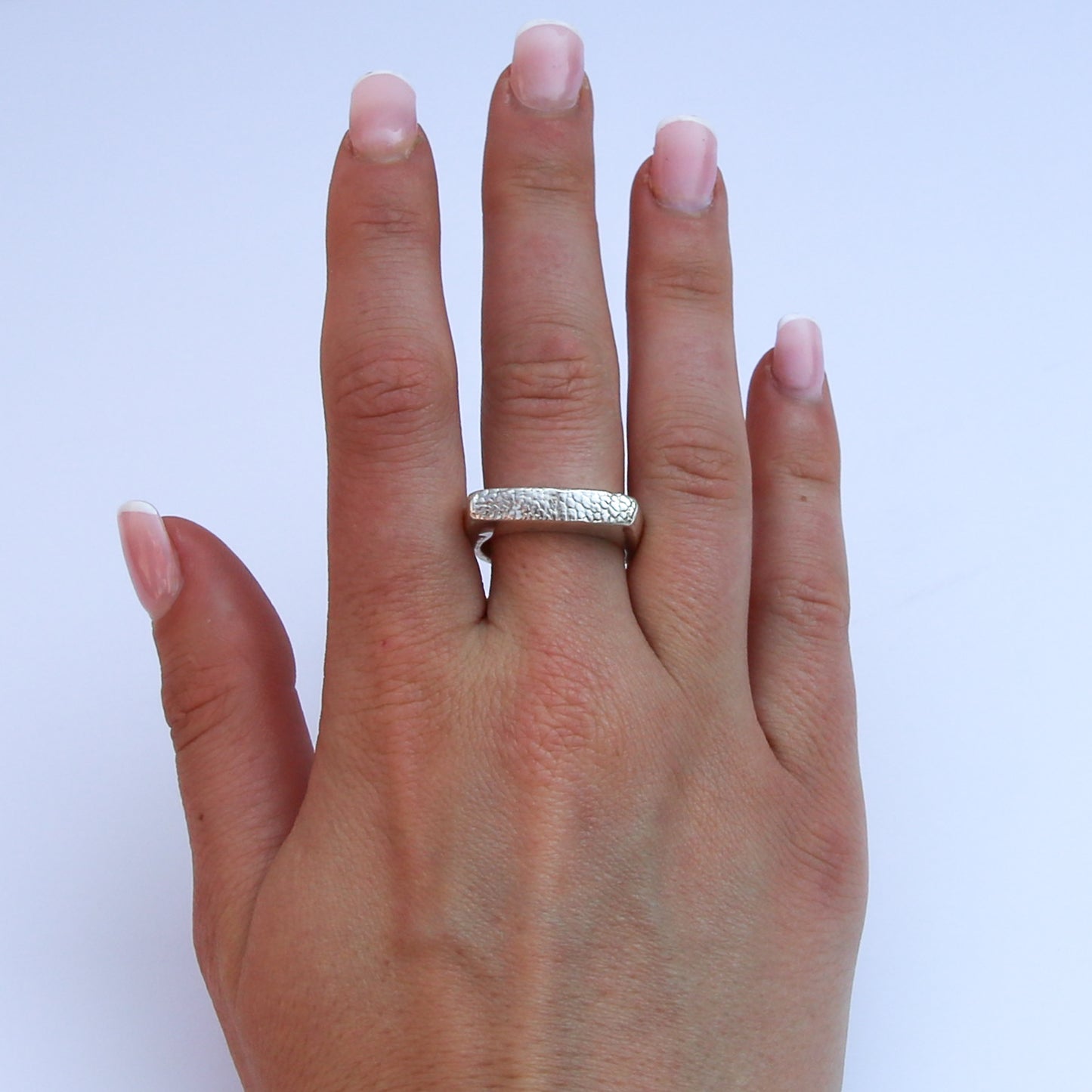 Bar Signet Ring ~ Impressions