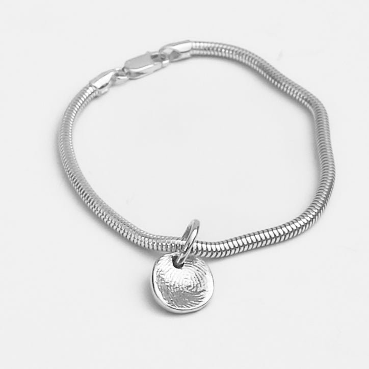 Pendant Snake Chain Bracelet ~ Impressions