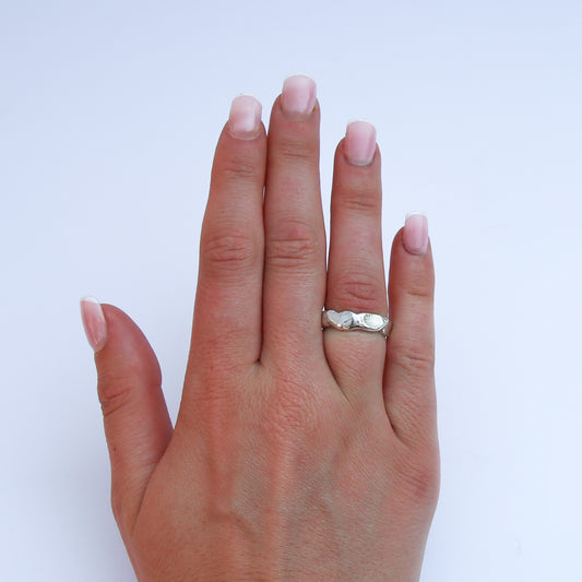Organic Print Ring ~ Impressions Fingerprint Memorial