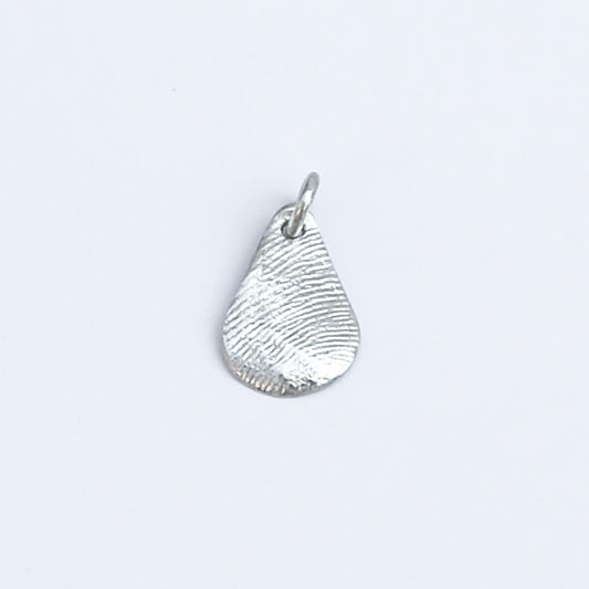Petite Teardrop Pendant ~ Impressions